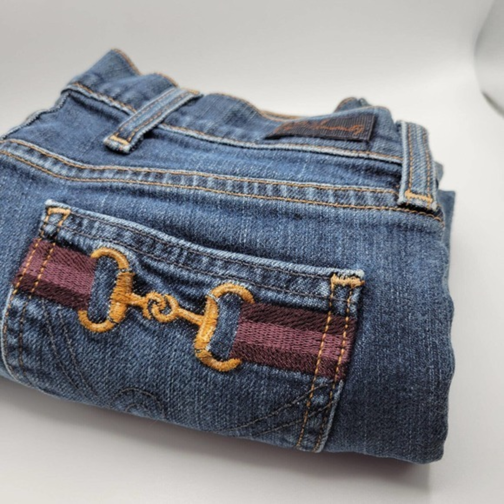 Citizens of Humanity Jackie #149 Stretch Straight Leg Size‎ 25 Jeans w/Design